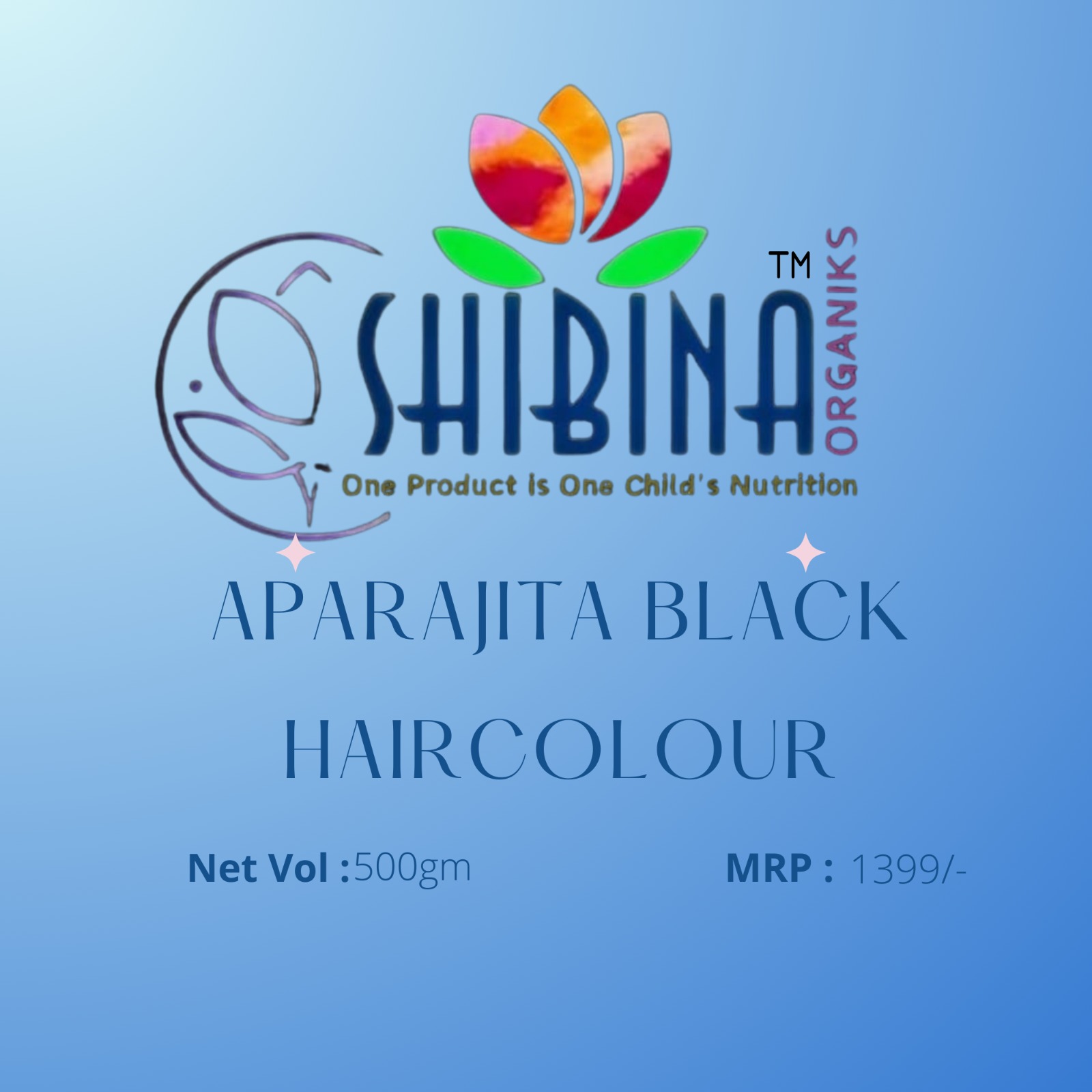 Aparajita Aloevera Black Hair Color 500ml Shibina Organics aparajita-aloevera-black-hair-color-500ml-shibina-organics