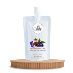 Hibiscus Aparajita Anti Premature Grey Hair Scrubber for Unisex 197ml