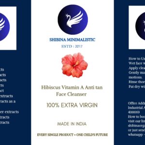 Hibiscus Vitamin A Anti Tan face care combo For All skin type 1372ml