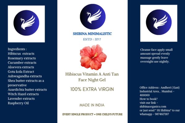 Hibiscus Vitamin A Anti Tan face care combo For All skin type 1372ml
