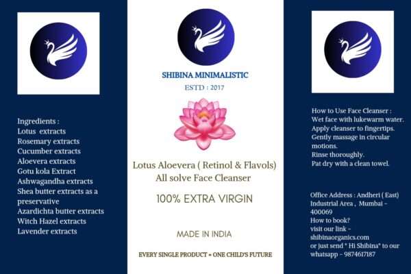 Lotus Aloevera ( Retinol and Flavonols) all solve face care combo For All skin type 301ml