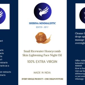 Snail Ricewater honeycomb skin lightening face care combo Designed for all sensitive skin type 301ml